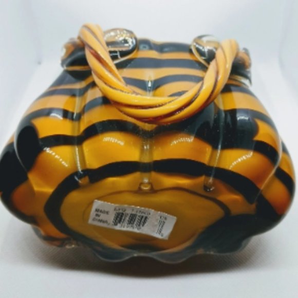 Glass Pocketbook Vase Decor Planter New in Box 9 x 6 inches - Picture 5 of 8